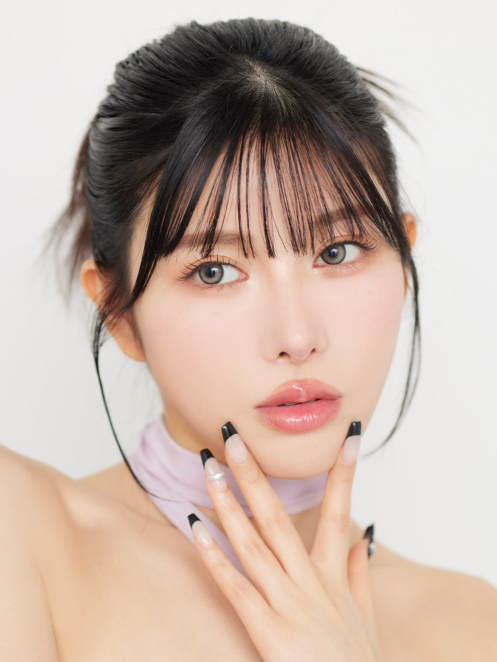 フォギーヴェールセッティングパウダー（パフ付き） 02パープル – SELVE