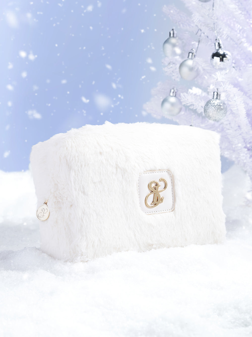 【novelty】SELVEフェイクファーポーチ